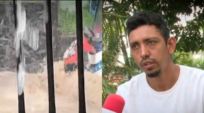 Roberto Méndez, es uno de los motociclistas arrastrados por correntada en la Aldea San Antonio de Santa Ana el pasado martes 15 de octubre.