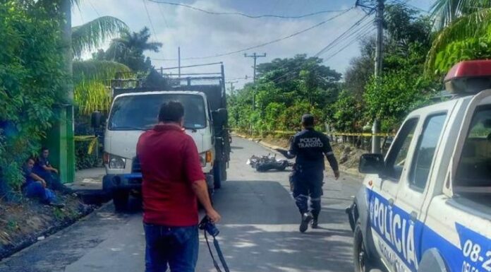 La Policía Nacional Civil (PNC) informó que un motociclista falleció en un accidente de tránsito en el departamento de La Paz.