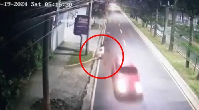 El Secretario de prensa de la presidencia, Ernesto Sanabria fue atropellado esta mañana mientras realizaba sus ejercicios matutinos.