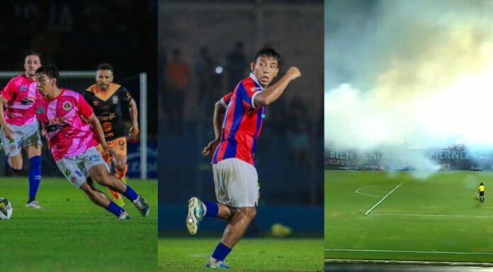 FAS salió al campo con una camiseta alternativa de color rosado y en para el complemento jugó con su tradicional rojo.