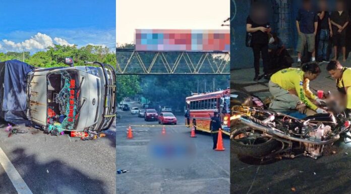 Te presentamos los accidentes de tránsito ocurridos en diferentes partes del país, hasta este instante, en el lunes 21 de octubre.