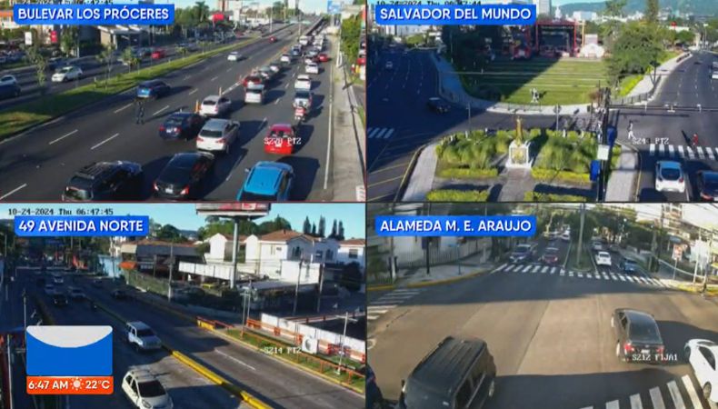 Desde muy temprano, le acompañamos para mostrarle el reporte del tráfico en las distintas arterias en este 24 de octubre.