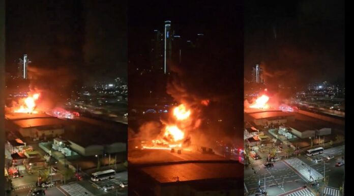 Una base militar estadounidense ubicada Corea del Sur se incendió. Este siniestro encendió las alarmas en Busan.