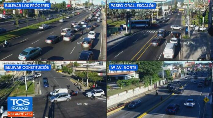 Desde muy temprano, le acompañamos para mostrarle el reporte del tráfico en las distintas arterias en este 25 de octubre.