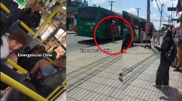 [Video] ¡Extranjeros se agarran a balazos en el interior de un autobús!