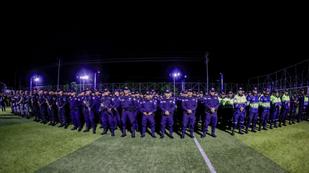 El presidente de la República, Nayib Bukele, anunció la instalación de un cerco de seguridad en la colonia 10 de Octubre, San Marcos.