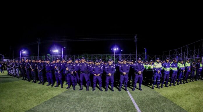 El presidente de la República, Nayib Bukele, anunció la instalación de un cerco de seguridad en la colonia 10 de Octubre, San Marcos.