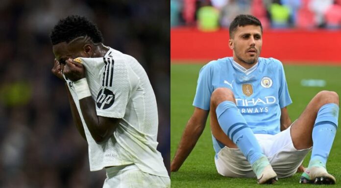 Vinicius Jr y el Real Madrid no se trasladan a París tras conocer que el ganador del premio es Rodri del Manchester City.