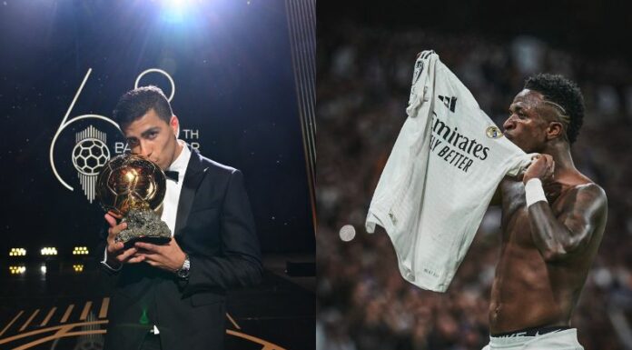 Este fue el mensaje que escribió Vinicius luego de quedar segundo lugar en la lista de mejores jugadores de la temporada pasada.