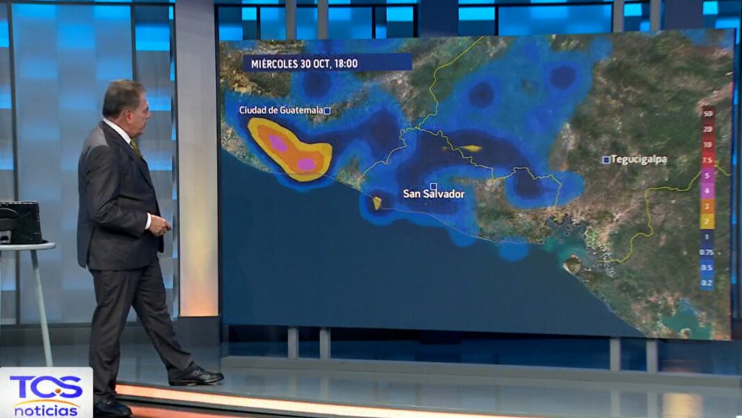 El ingeniero Moisés Urbina, brindó esta mañana el clima donde enfatizó que la época lluviosa aún no ha finalizado.