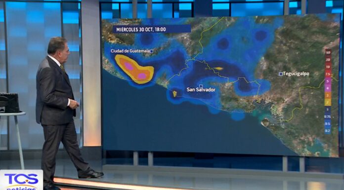 El ingeniero Moisés Urbina, brindó esta mañana el clima donde enfatizó que la época lluviosa aún no ha finalizado.