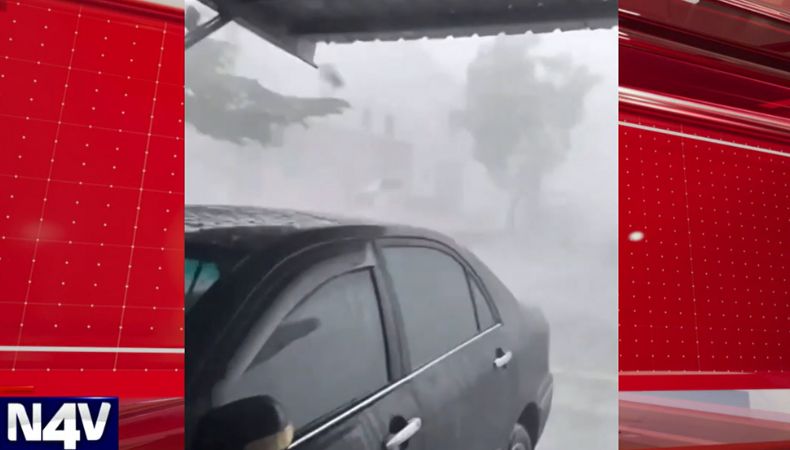 Impactante Fuertes Ráfagas De Viento Por Tifón Azotan Taiwán