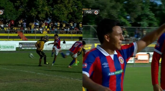Este fue el tanto de FAS que le permite sacar ventaja al término del primer tiempo frente a Platense. Míralo aquí.