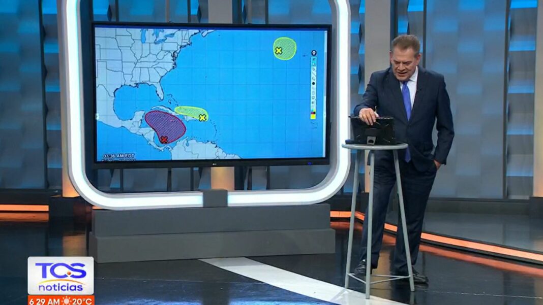 Un sistema de baja presión ubicado al norte de Panamá aumentó su probabilidad de desarrollo ciclónico a 70% para los próximos siete días.