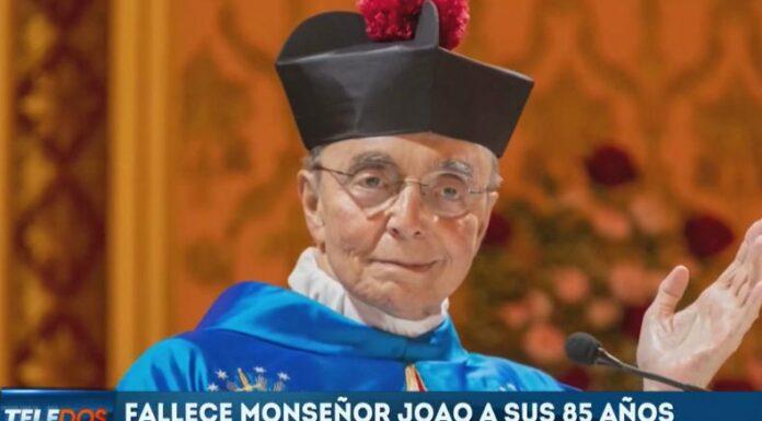 El fundador de los Heraldos del Evangelio, Monseñor Joao, falleció hoy a sus 85 años de edad, en su natal Brasil.