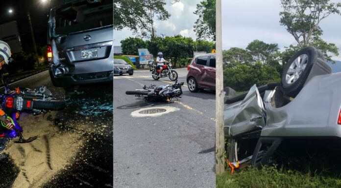 Te presentamos los accidentes de tránsito ocurridos en diferentes partes del país, hasta este instante, en el domingo 3 de noviembre.