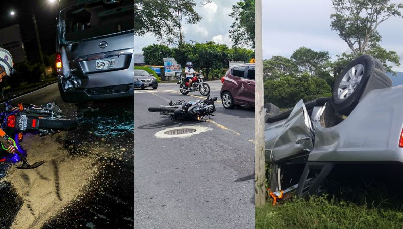Te presentamos los accidentes de tránsito ocurridos en diferentes partes del país, hasta este instante, en el domingo 3 de noviembre.