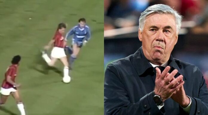 En su etapa como jugador, Carlo Ancelotti le amargó una noche europea al equipo blanco con un tremendo gol afuera del área.