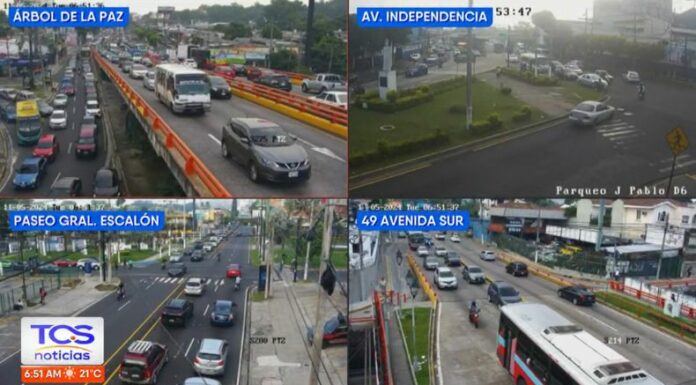 Desde muy temprano, le acompañamos para mostrarle el reporte del tráfico en las distintas arterias en este 5 de noviembre.