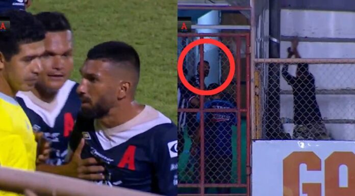 Por medio de redes sociales, Ányelo Rodríguez pidió perdón por protagonizar una pelea con un aficionado durante el Metapán-Alianza.