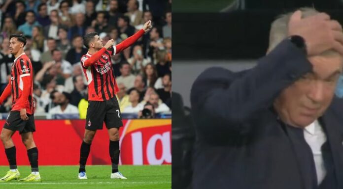 El Milán destrozó al Real Madrid en la Champions League y la afición merengue reclamó la pobre actuación de su equipo.