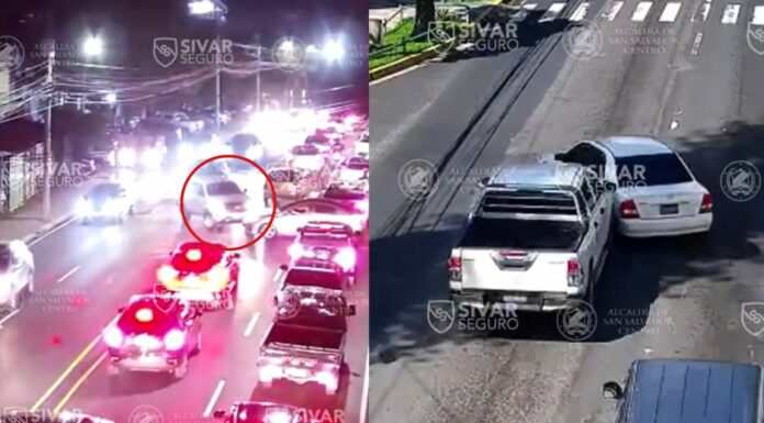 A través de las cámaras se evidenció como dos conductores intentaron incorporarse a otros carriles al realizar giros indebidos.