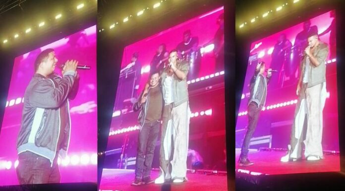 El imitador de Romeo Santos en Yo me llamo vivió una noche espectacular junto a la agrupación internacional, Aventura.