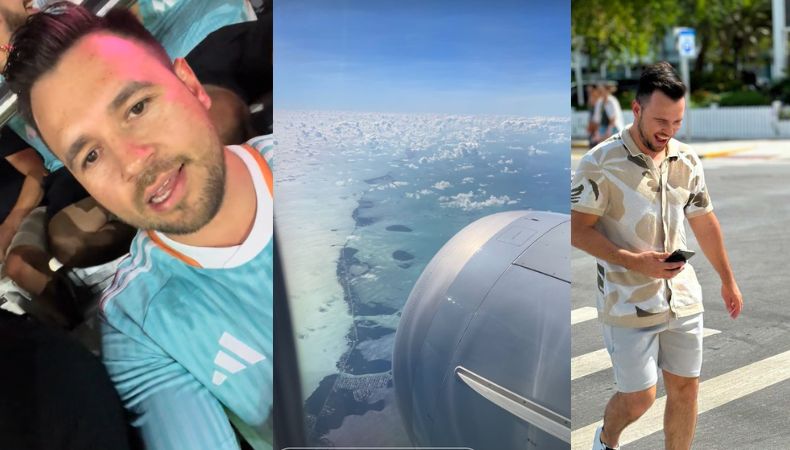 Mario Sibrián se encuentra de viaje por Miami, Estados Unidos, donde está disfrutando sus días libres al máximo.
