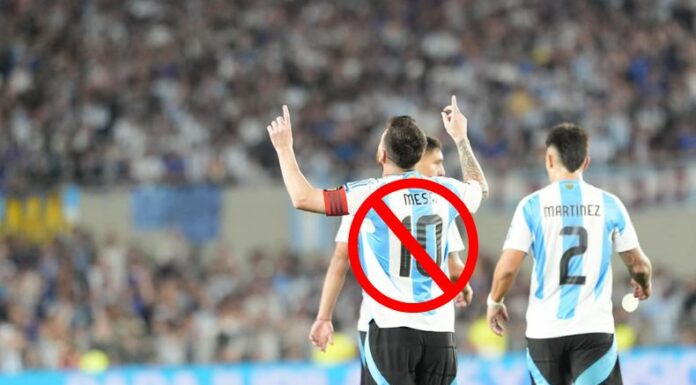 Por una disposición de la federación paraguaya, los aficionados en el sector local tienen prohibido entrar con la camiseta de Messi.