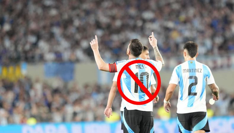 Por una disposición de la federación paraguaya, los aficionados en el sector local tienen prohibido entrar con la camiseta de Messi.