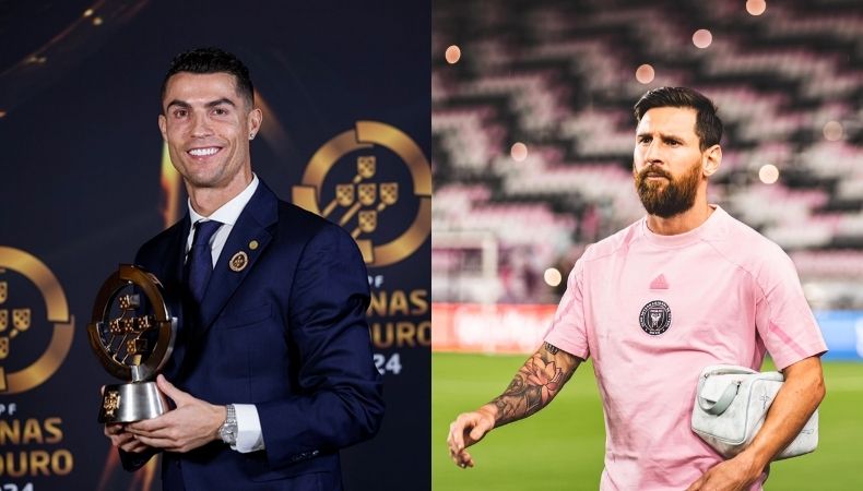 Cristiano Ronaldo no dejó pasar la oportunidad para recordar quién es el máximo goleador de todos los tiempos.