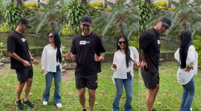 El presentador de televisión, Alex Carranza, protagoniza todo un ambiente de coreografías al lado de su amada esposa.