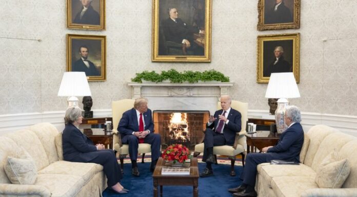 En la Casa Blanca este día inició la transición de gobierno entre Biden y Trump. 
