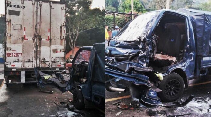 Al menos seis personas resultaron lesionadas en un accidente de tránsito registrado en el Plan de la Laguna, Antiguo Cuscatlán.