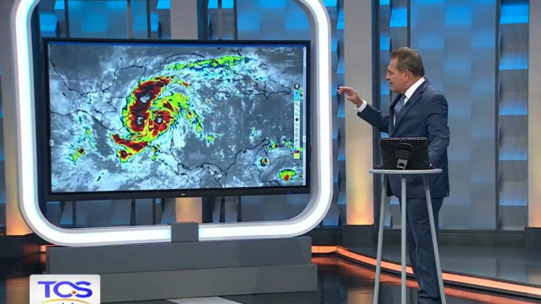 La tormenta tropical Sara influenciará con lluvias a varios países de Centroamérica, pero afectará más a Honduras.