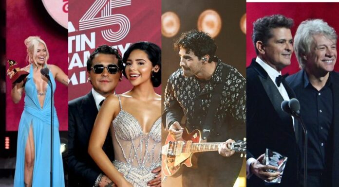 Grandes celebridades se hicieron presentes a la velada de los Latin Grammy y protagonizaron instantes virales.