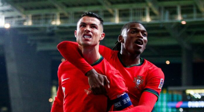 En uno de los partidos de la jornada, el conjunto de Portugal logró golear a Polonia para meterse a los Cuartos de Final de la Nations League de la UEFA.