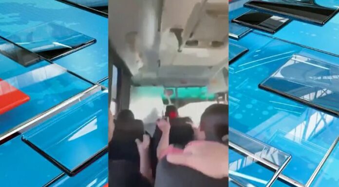 En México, circuló un video impactante donde los pasajeros de un autobús se salvaron, luego de que se quedara sin frenos.