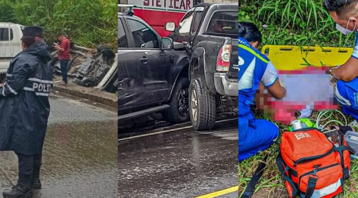 Te presentamos los accidentes de tránsito ocurridos en diferentes partes del país, hasta este instante, en el sábado 16 de noviembre.