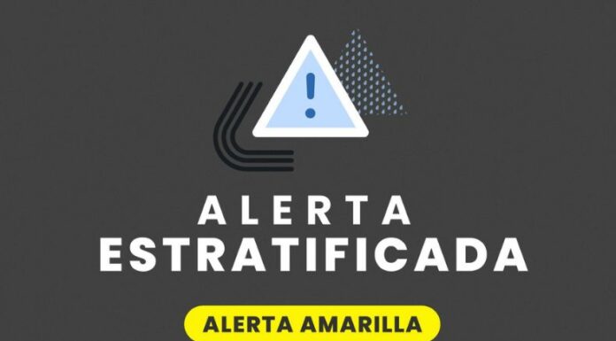 Protección Civil emitió alerta estratificada a nivel nacional por lluvias intensas y tormentas por influencia de la tormenta tropical Sara.
