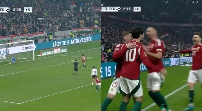 Dominik Szoboszlai cobró de manera magistral un penal para que Hungría sumara un punto ante Alemania en la Nations League.