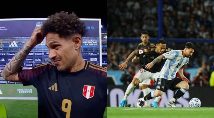 El delantero de Perú no se guardó su malestar ante lo que considera una balanza desequilibrada en el arbitraje.