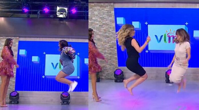 Los presentadores de Viva la Mañana saltaron la cuerda y se divirtieron como todos unos niños frente a las cámaras.
