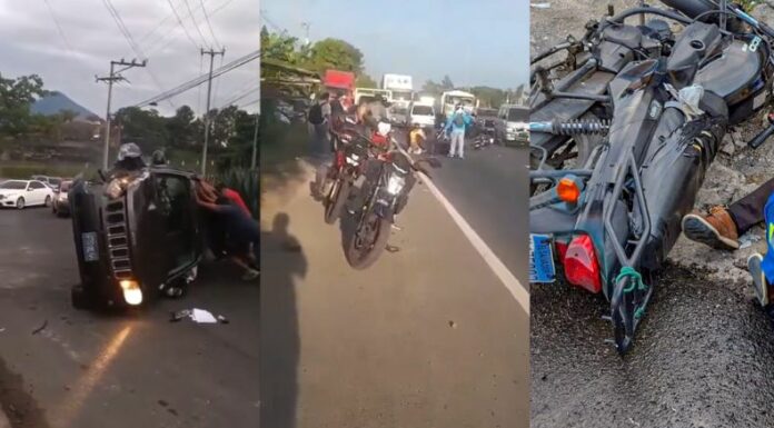 Te presentamos los accidentes de tránsito ocurridos en diferentes partes del país, hasta este instante, en el jueves 21 de noviembre.