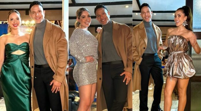 El presentador de televisión, Billy Calderón, comparte espectaculares imágenes al lado de Ale, Larissa y Ana Cortez.