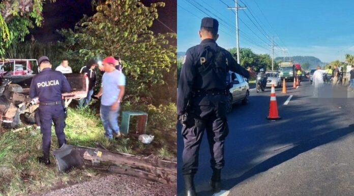 La Policía reportó que tres motociclistas perdieron la vida en aparatosos accidentes de tránsito registrados en diferentes puntos del país.