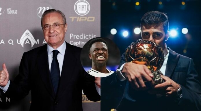 El presidente del Real Madrid rajó en contra de medio mundo porque el Balón de Oro no fue dado a uno de sus jugadores.