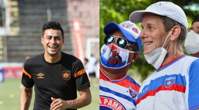 El capitán de Águila le recordó al presentador de la Polémica que debe cumplir una apuesta tras la derrota de Firpo.