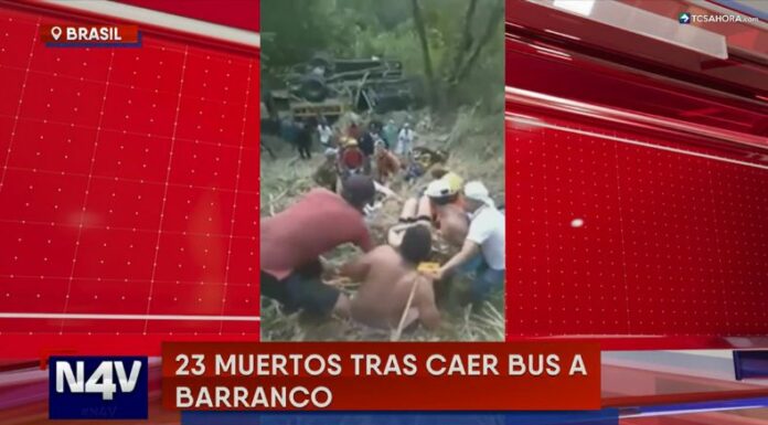 El autobús transportaba 40 personas y se salió de la carretera hasta caer en un barranco de una remota carretera de montaña.