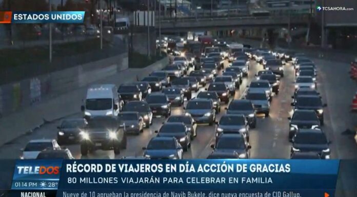 Unos 80 millones de estadounidenses viajarán por vía terrestre o aérea para celebrar el Día de Acción de Gracias.